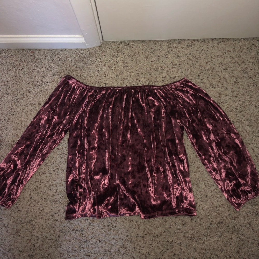 off the shoulder shirt